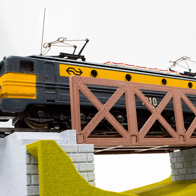 3D Printed train bridge 3D Printed train bridge