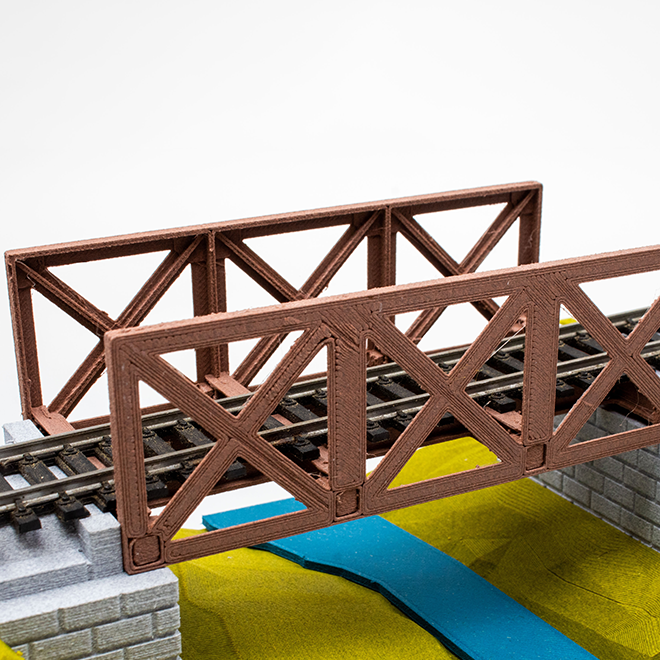 3D Printed train bridge 3D Printed train bridge