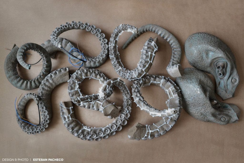 entirely printed bronzeFill octopus – parts entirely printed bronzeFill octopus – parts