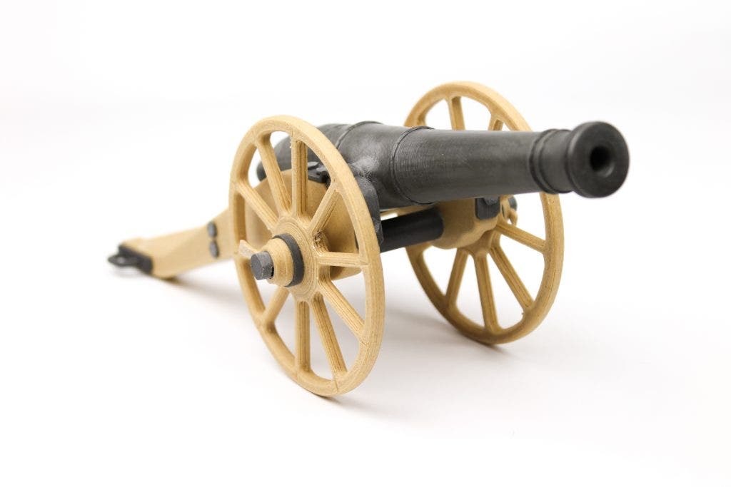 3D print with steelFill - cannon 3D print with steelFill - cannon