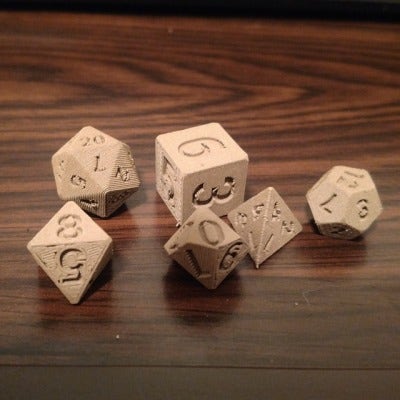 3D Printed dice 3D Printed dice